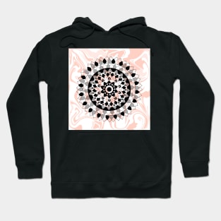 Achromatic mandala Hoodie